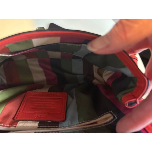 Rare Coach Limited Edition 19132 Willis Legacy 70th Anniversary Vermillion Bag - Picture 10 of 11